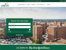Tablet Screenshot of lefrakcity.com